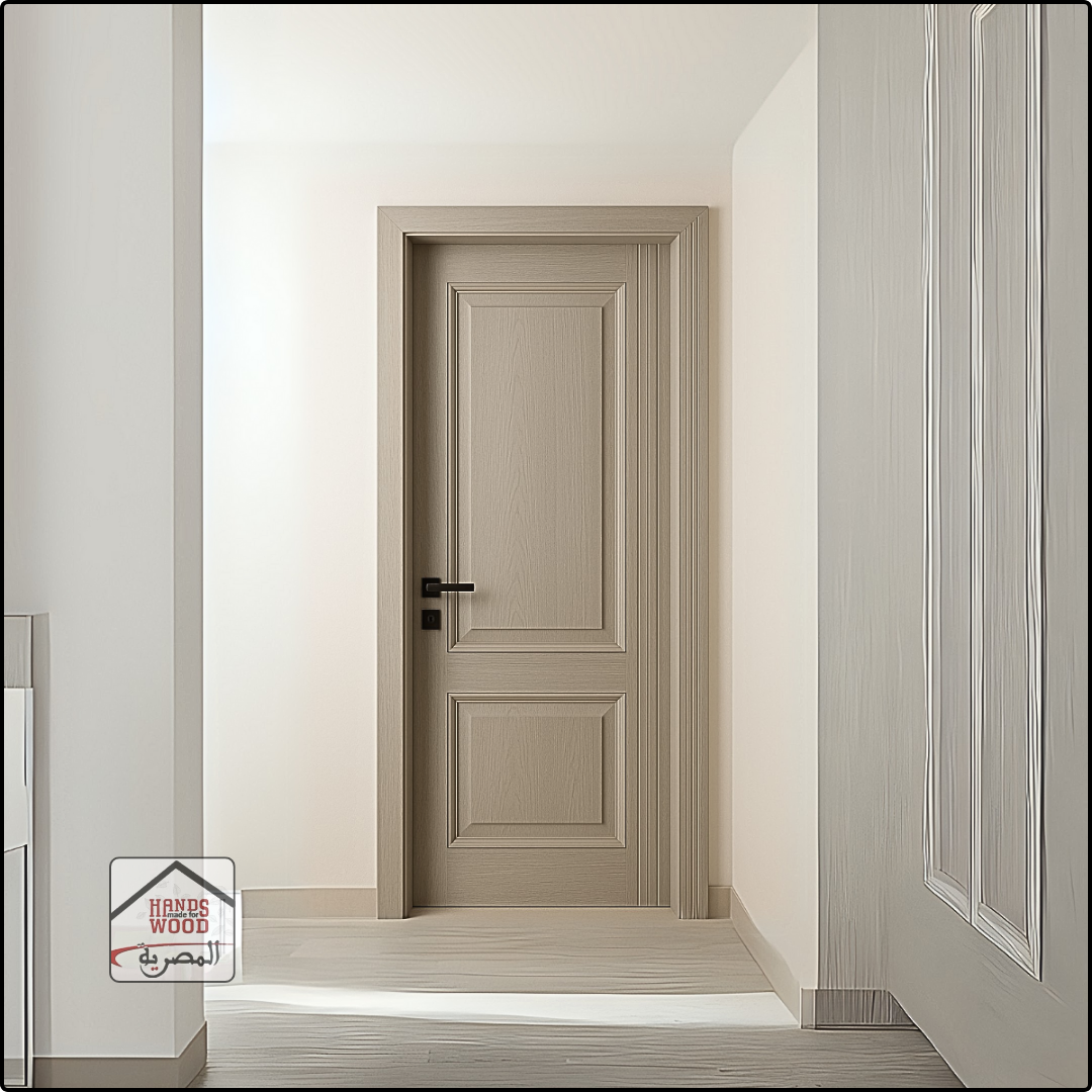 باب داخلي – النوع الثالث – مصمط من خشب موسكي طبيعي / Interior Door – Type 3 – Solid Moski Wood Core