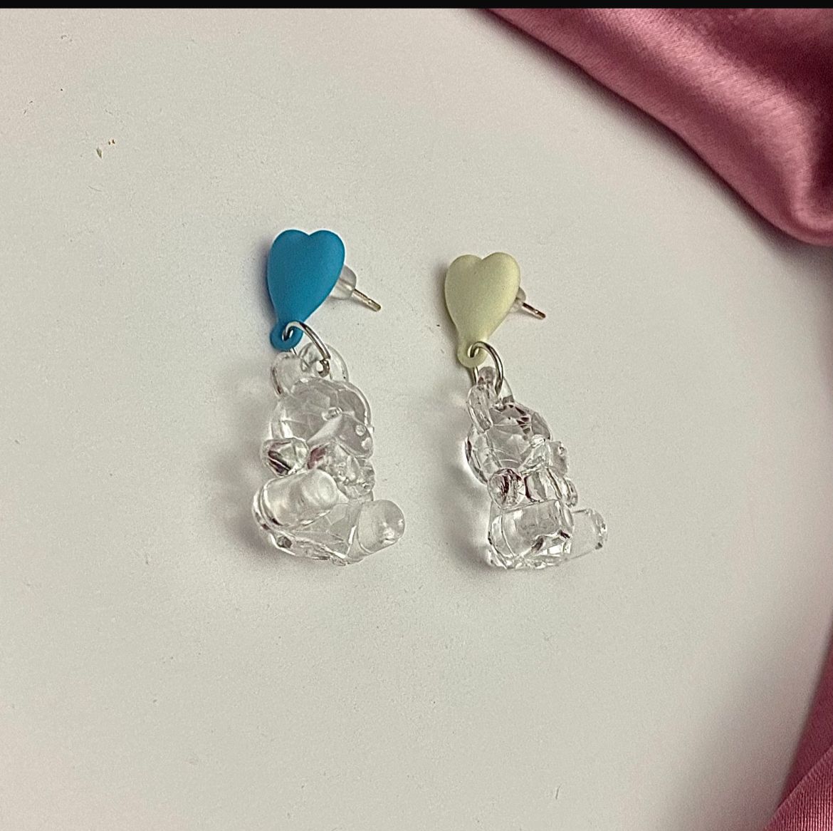 Heart Gummy Bear Earrings