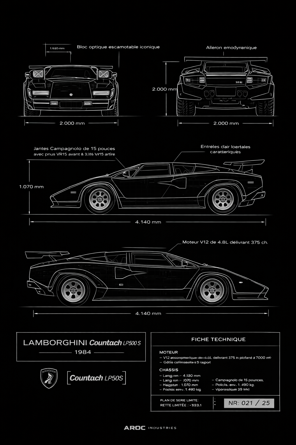 Lamborghini Countach LP500 S
