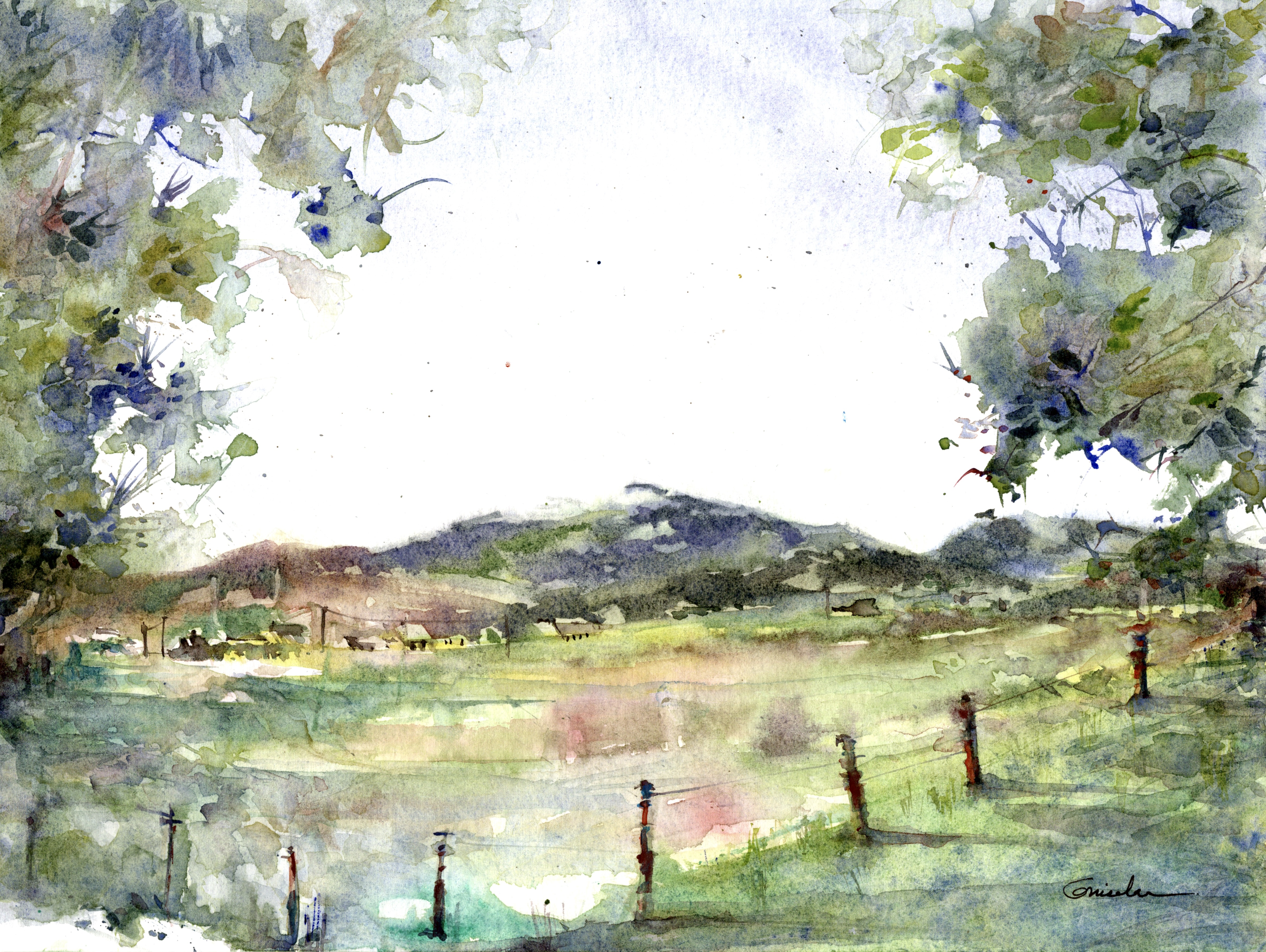 Belle matinée à Issor