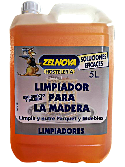 Limpiador Madera Jabonoso Zelnova 5 L
