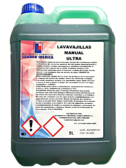 Lavavajillas Manual Ultra 5 L