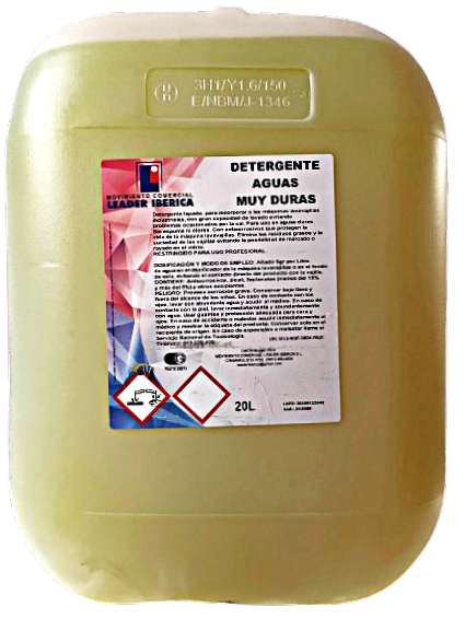 Detergente Aguas Muy Duras 20 L