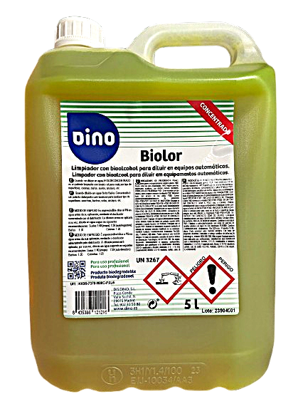 Limpiador Concentrado con Bioalcohol Dino 5 L