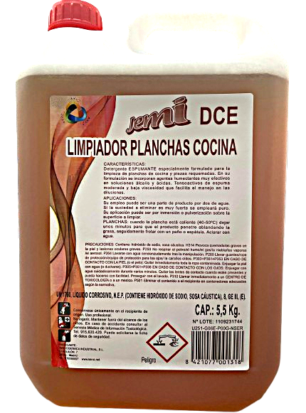 Desengrasante Plancha Jemi 5 L