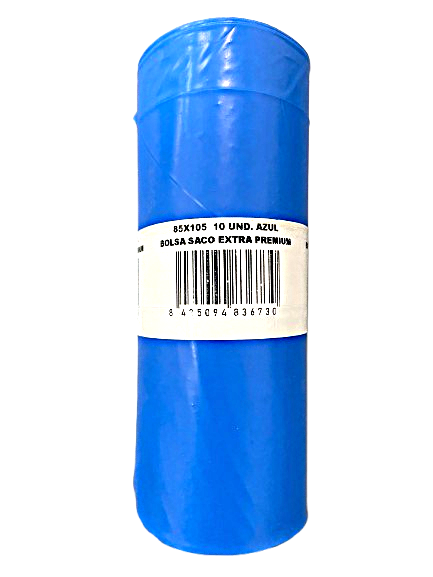Bolsa Basura 85x105 Premium Azul