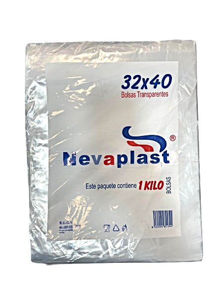 Bolsa Transparente 32x40 1 Kg