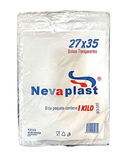 Bolsa Transparente 27 x 35 1 Kg