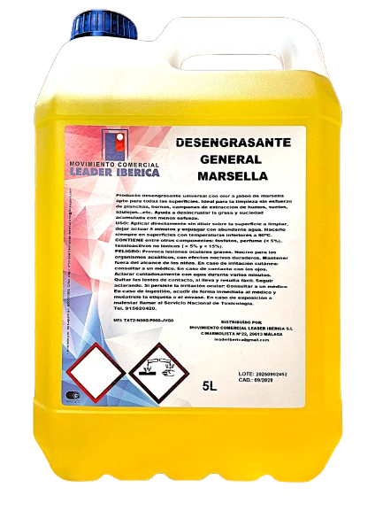 Desengrasante general Marsella 5 L