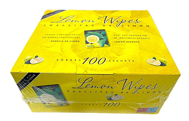 Toallita Húmeda de Limón 100U