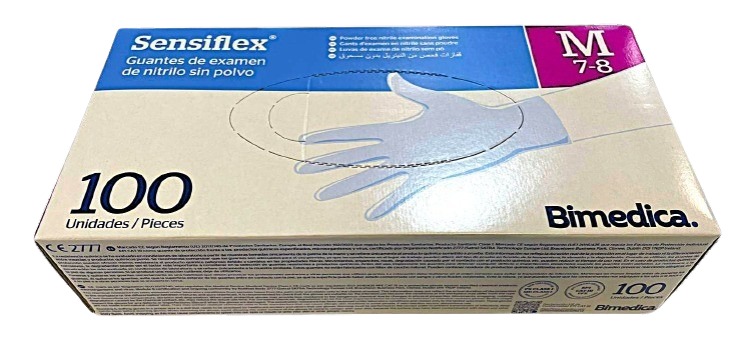 Guante Nitrilo Azul Sensiflex T/M