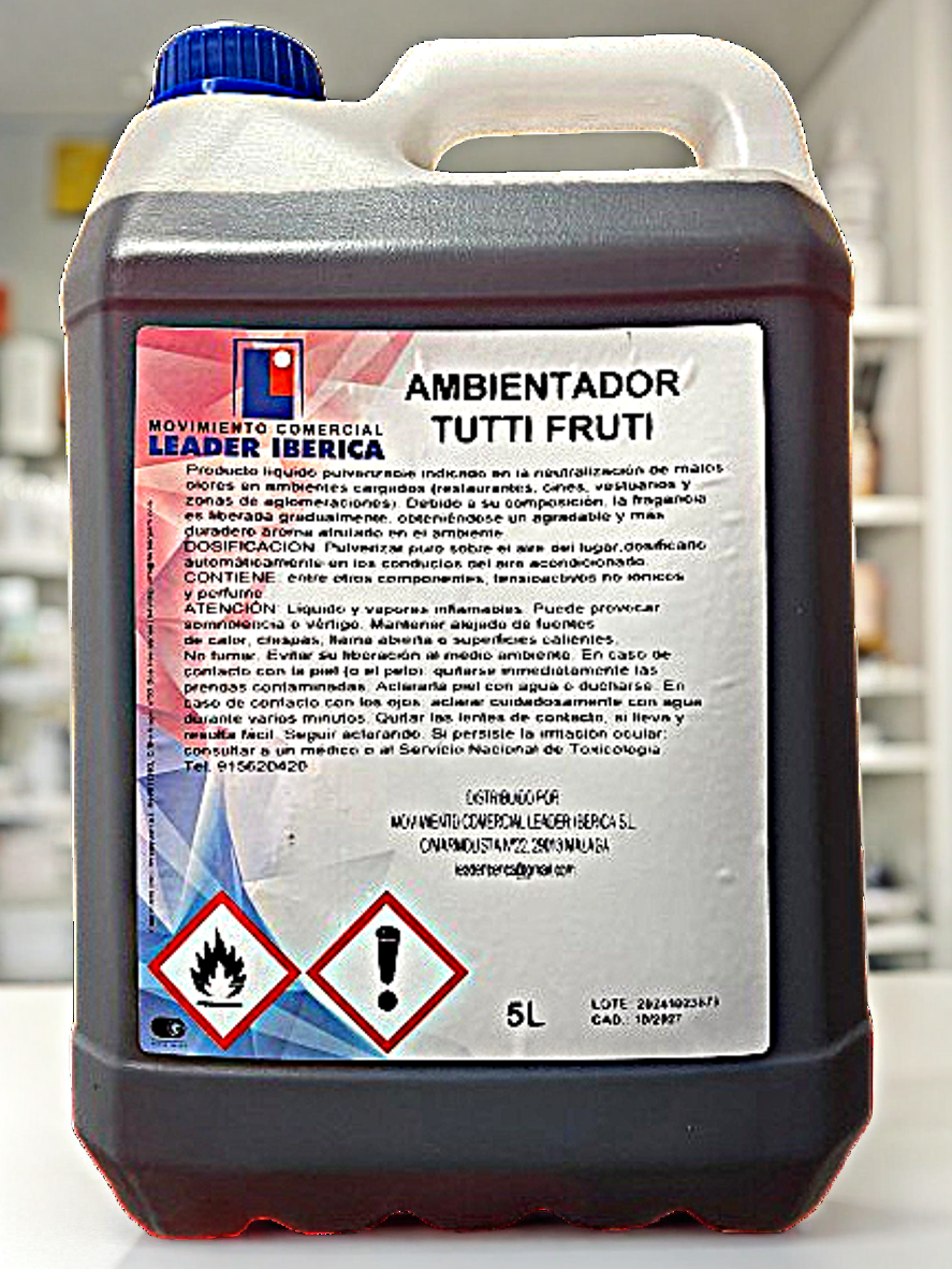 Ambientador Tutti Fruti 5 L