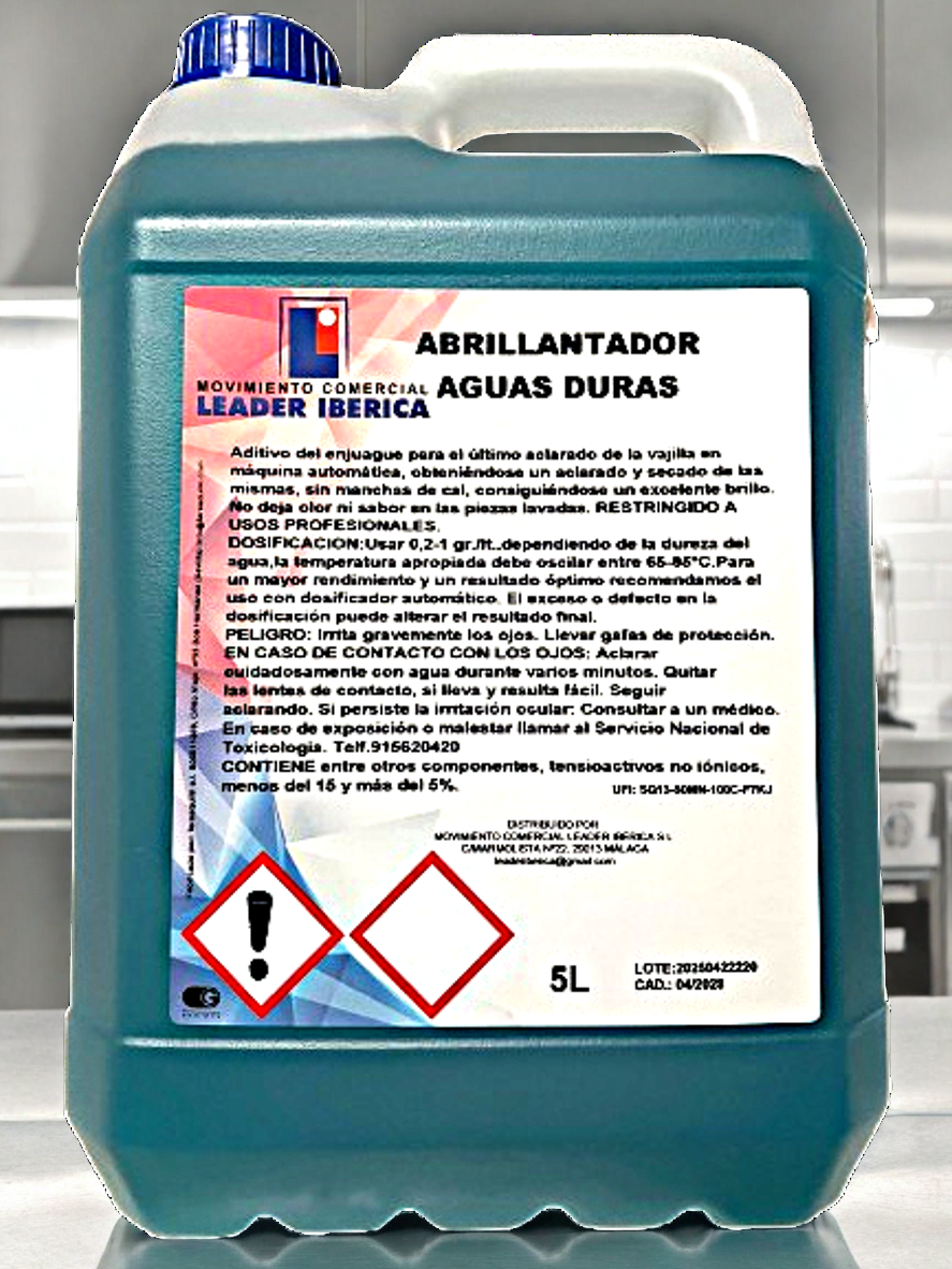 Abrillantador Aguas Duras 5 L