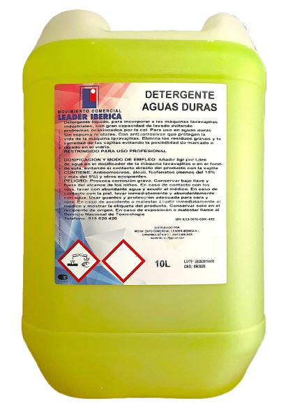 Detergente Aguas Duras 10 L