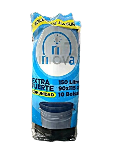 Bolsa Basura 90x115 150 L Negra