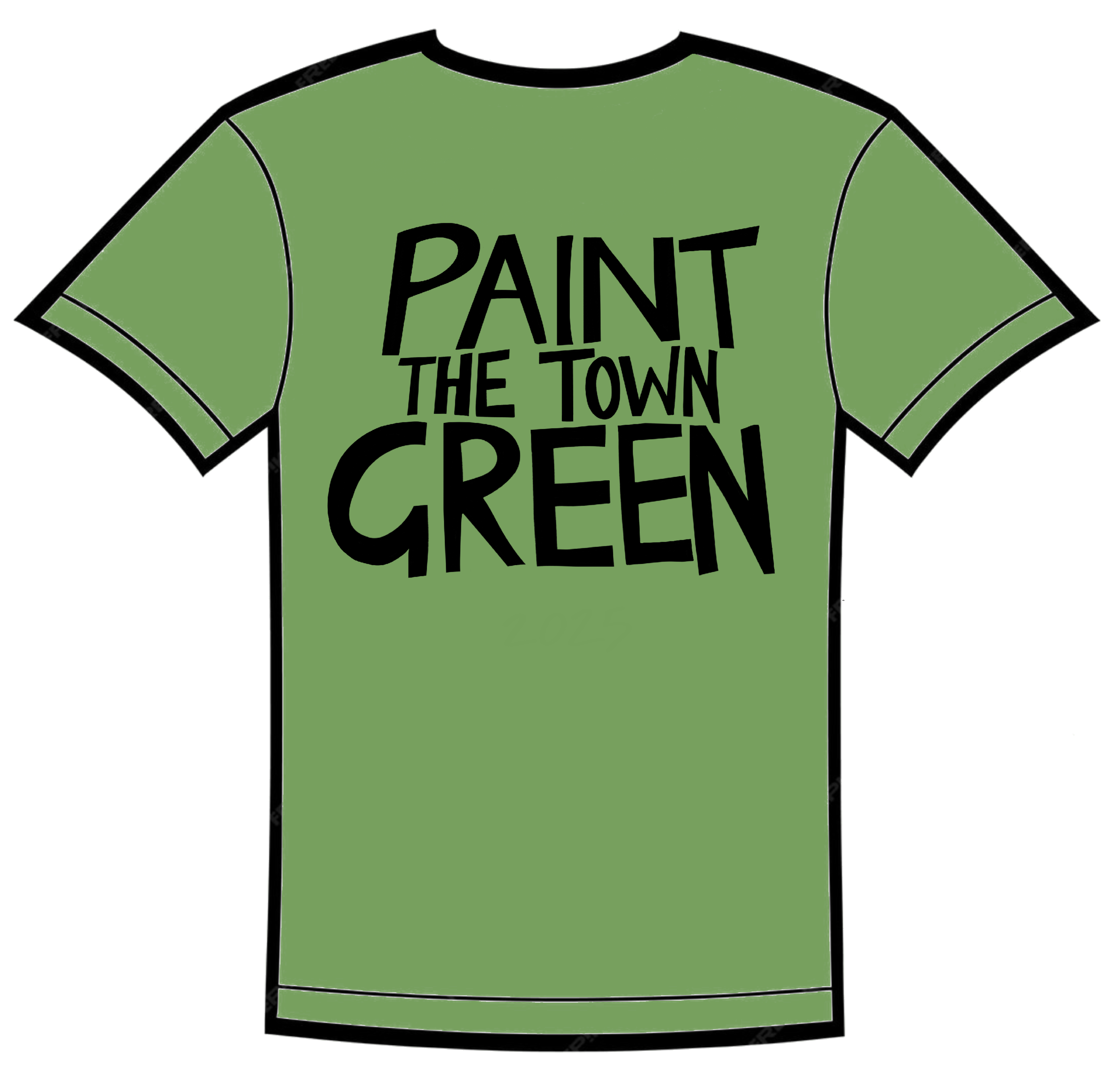 "Paint The Town Green" T-Shirt
