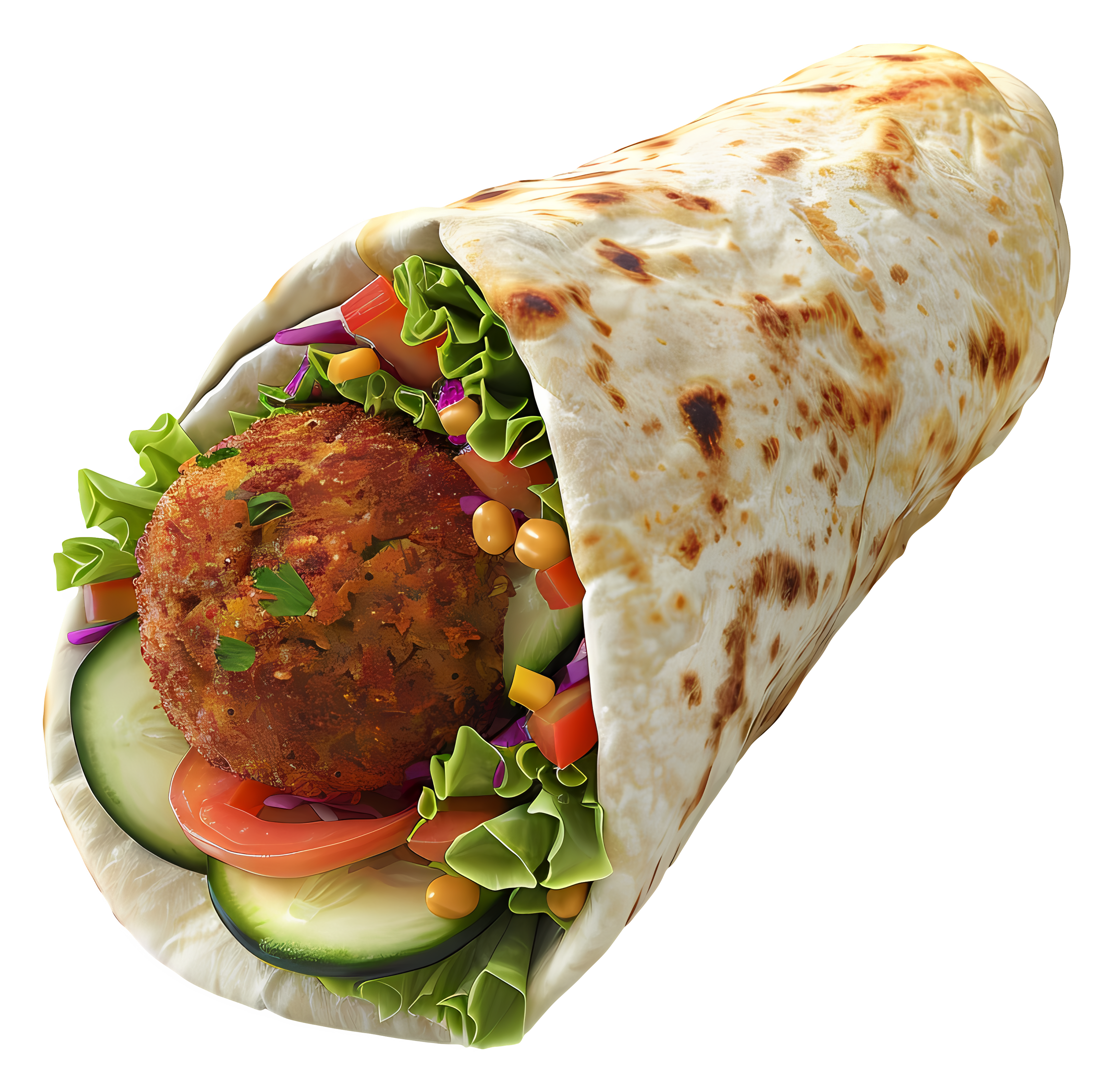 Falafel wrap