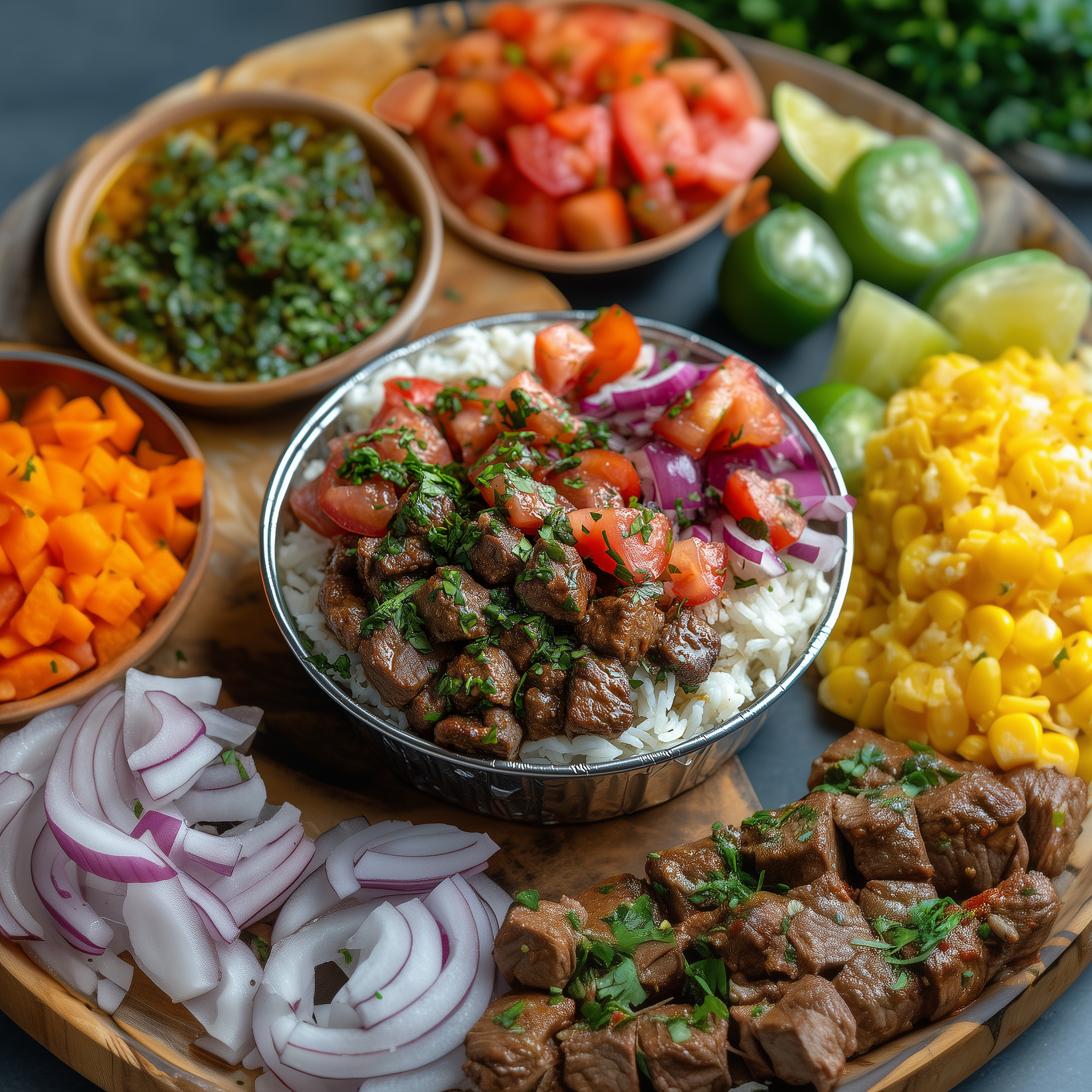 Beef Shawarma over rice