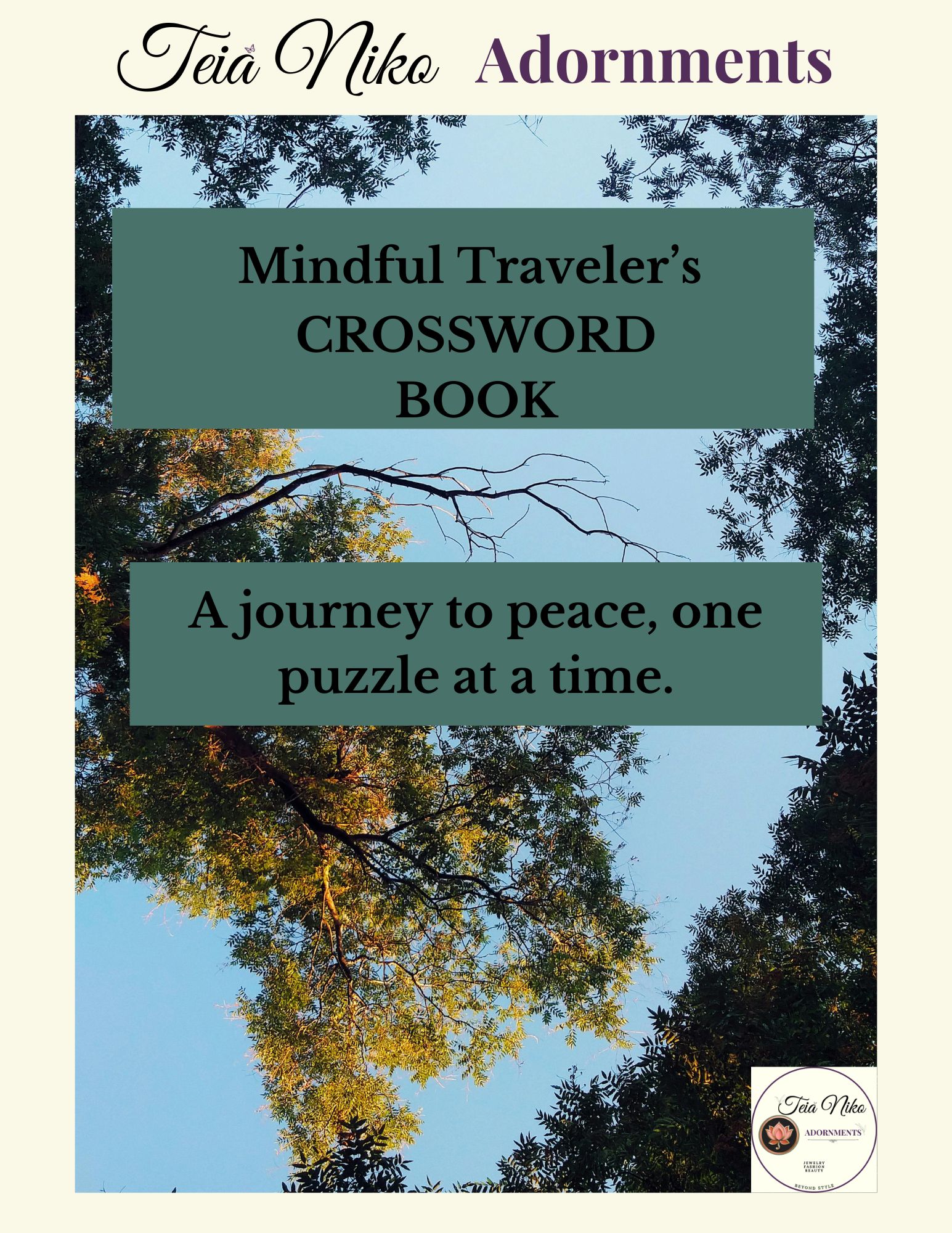 Pre-Order Sale Travelers Retreat Duo Bundle: Rose Petal Soak & Garden Oasis Set Crossword Book and a Charm