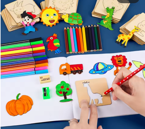 Kids' Coloring and Craft Set