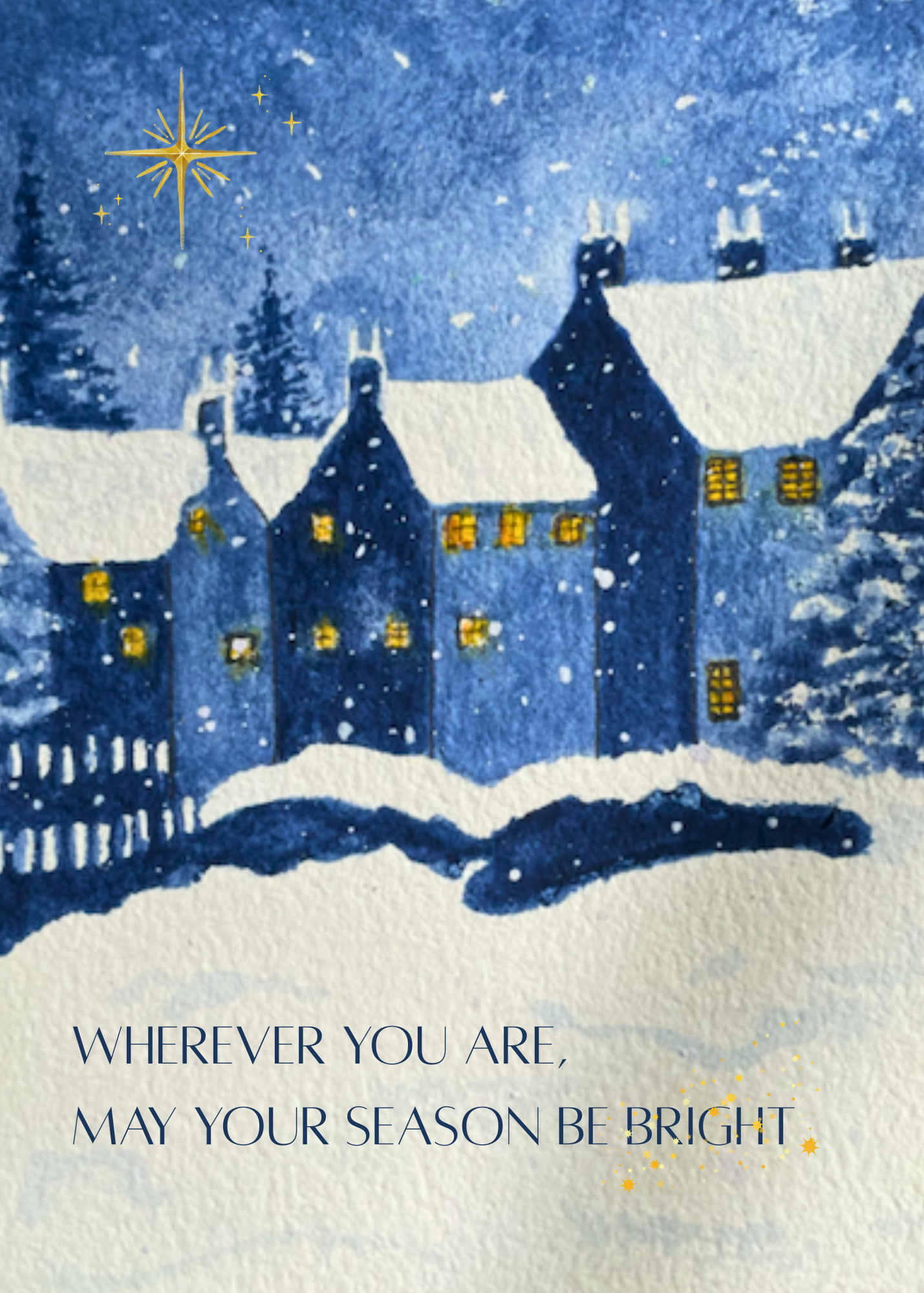 Bright Holidays Greeting Card