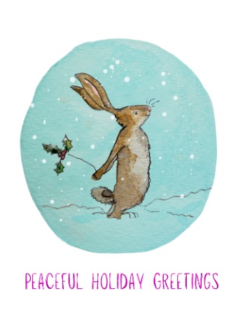 Peaceful Holidays Greeting Card