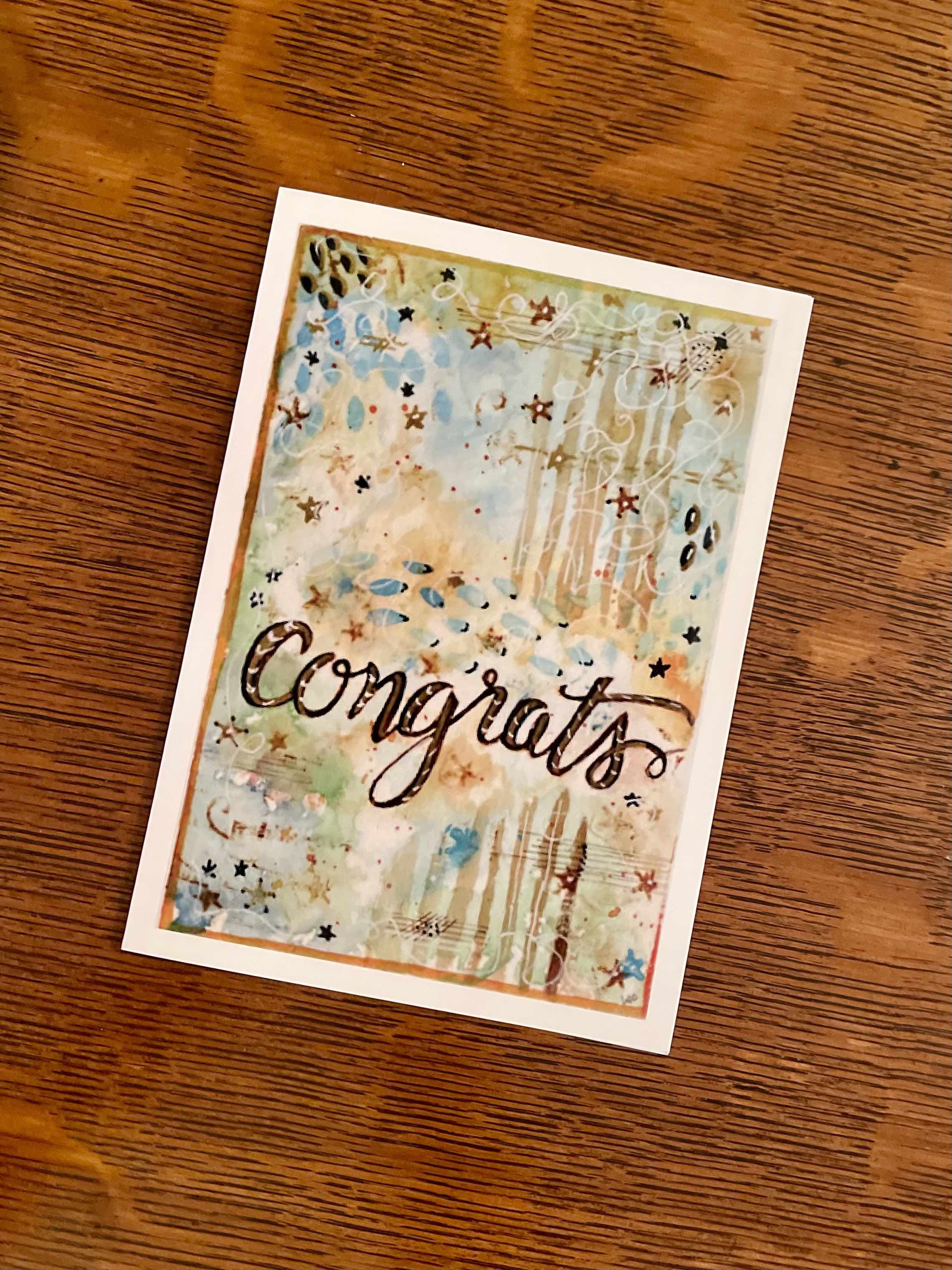 Handmade Congratulations Card