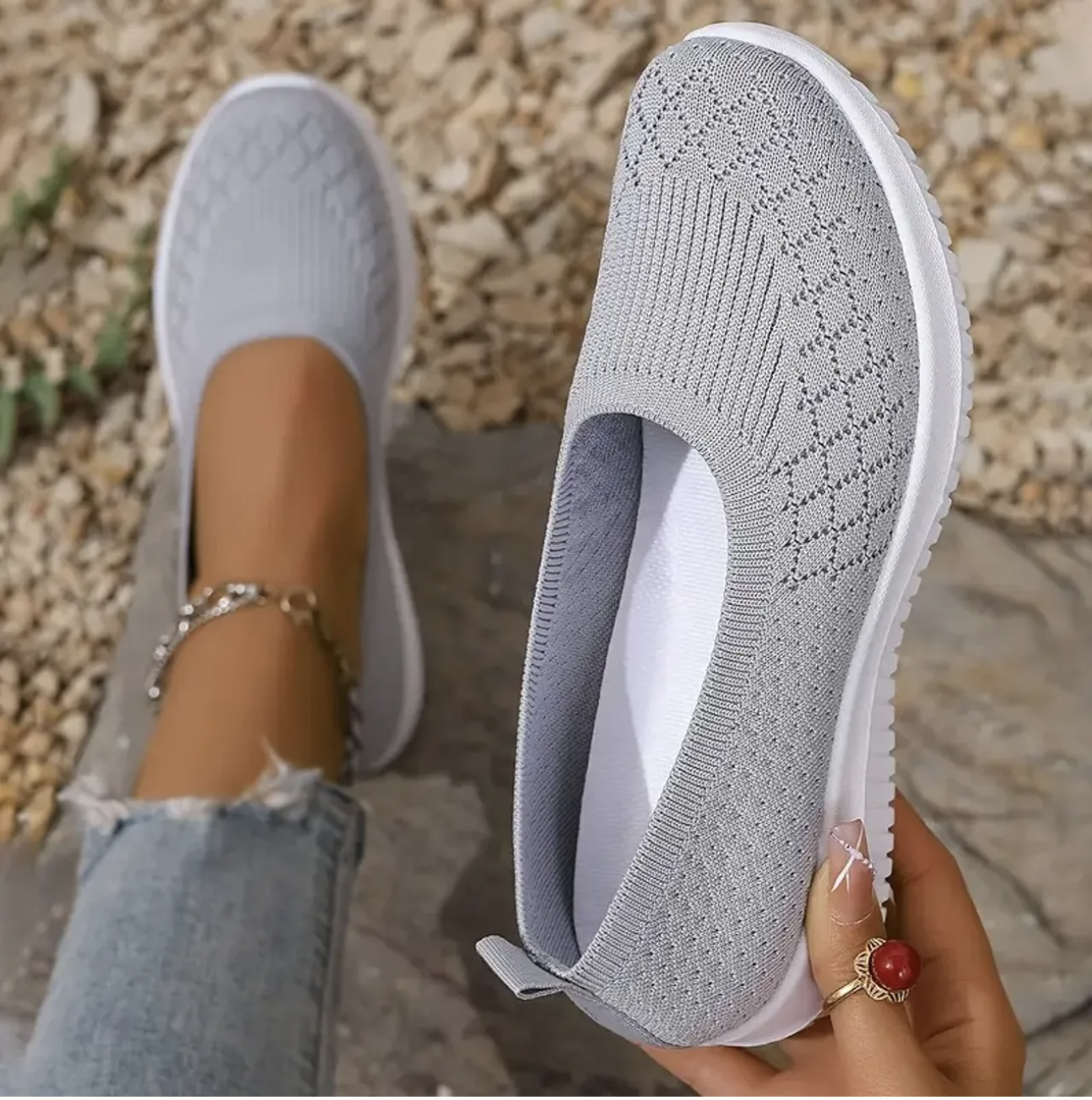 💥Hot Special Discount 70% OFF💥 Women's Breathable Slip-On Sneakers, Ultra Soft & Lightweight - 686b65835c2984af5f322c7f-686b65835c2984af5f322cd2