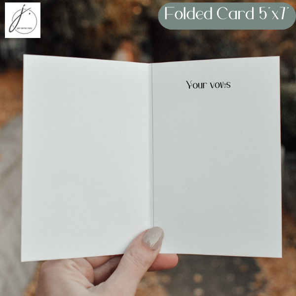 Teal-Gold Floral Vow Book