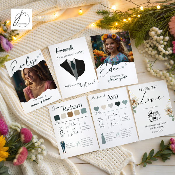 Teal-Gold Floral Bundles 