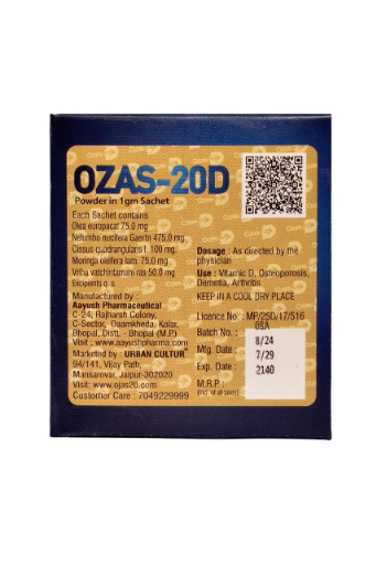 Ozas-20D Ayurvedic Medicine 