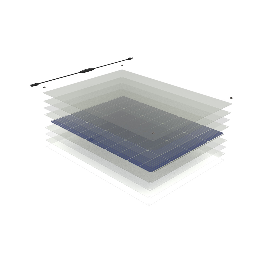 135W Light Weight Flexible Solar Module