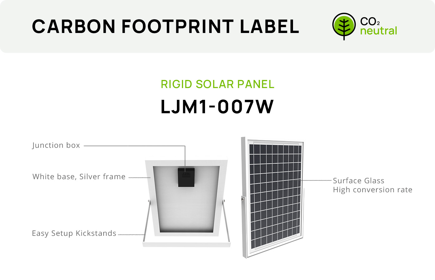 7W Rigid Solar Panel