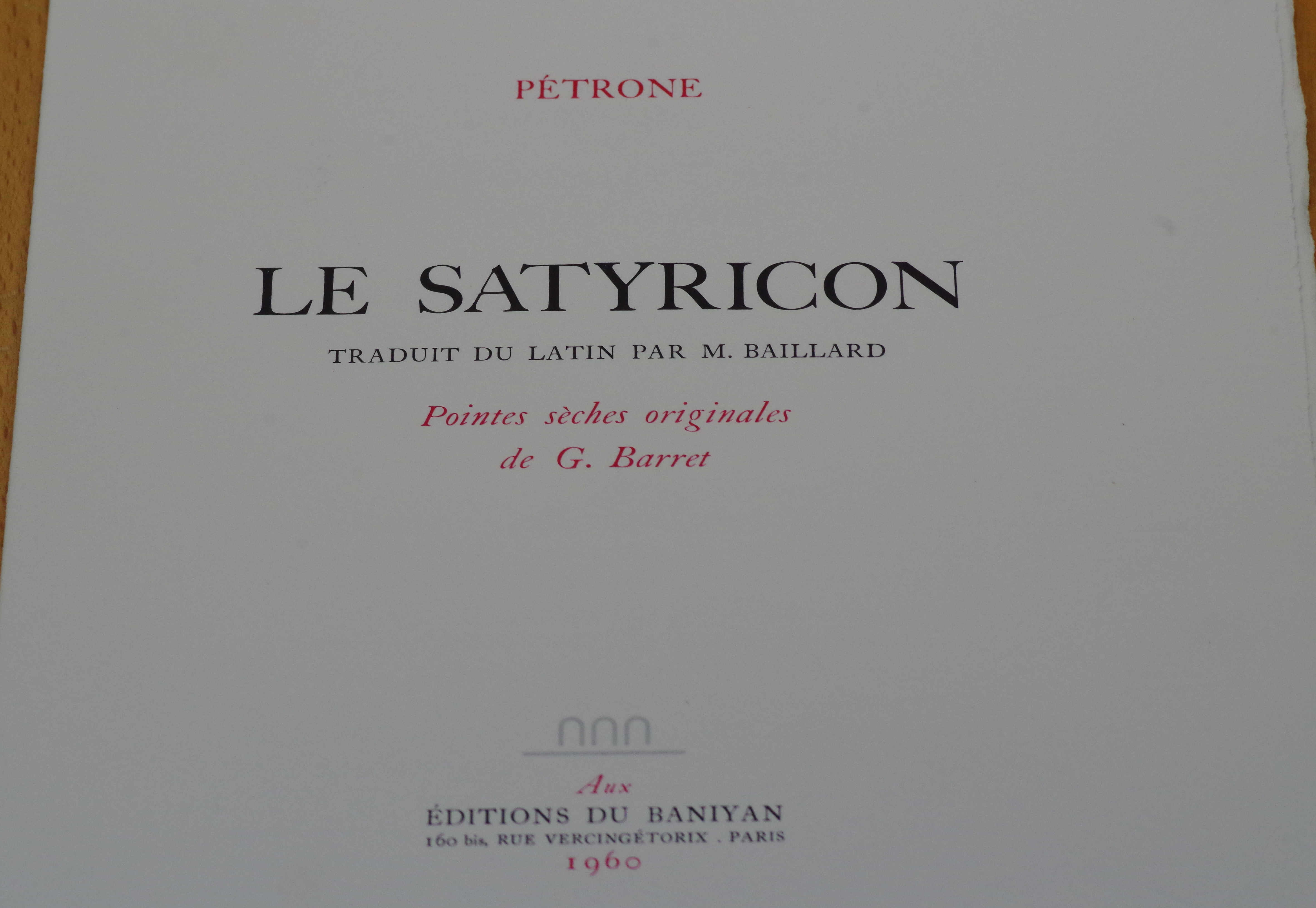 Satyricon de Pétrone