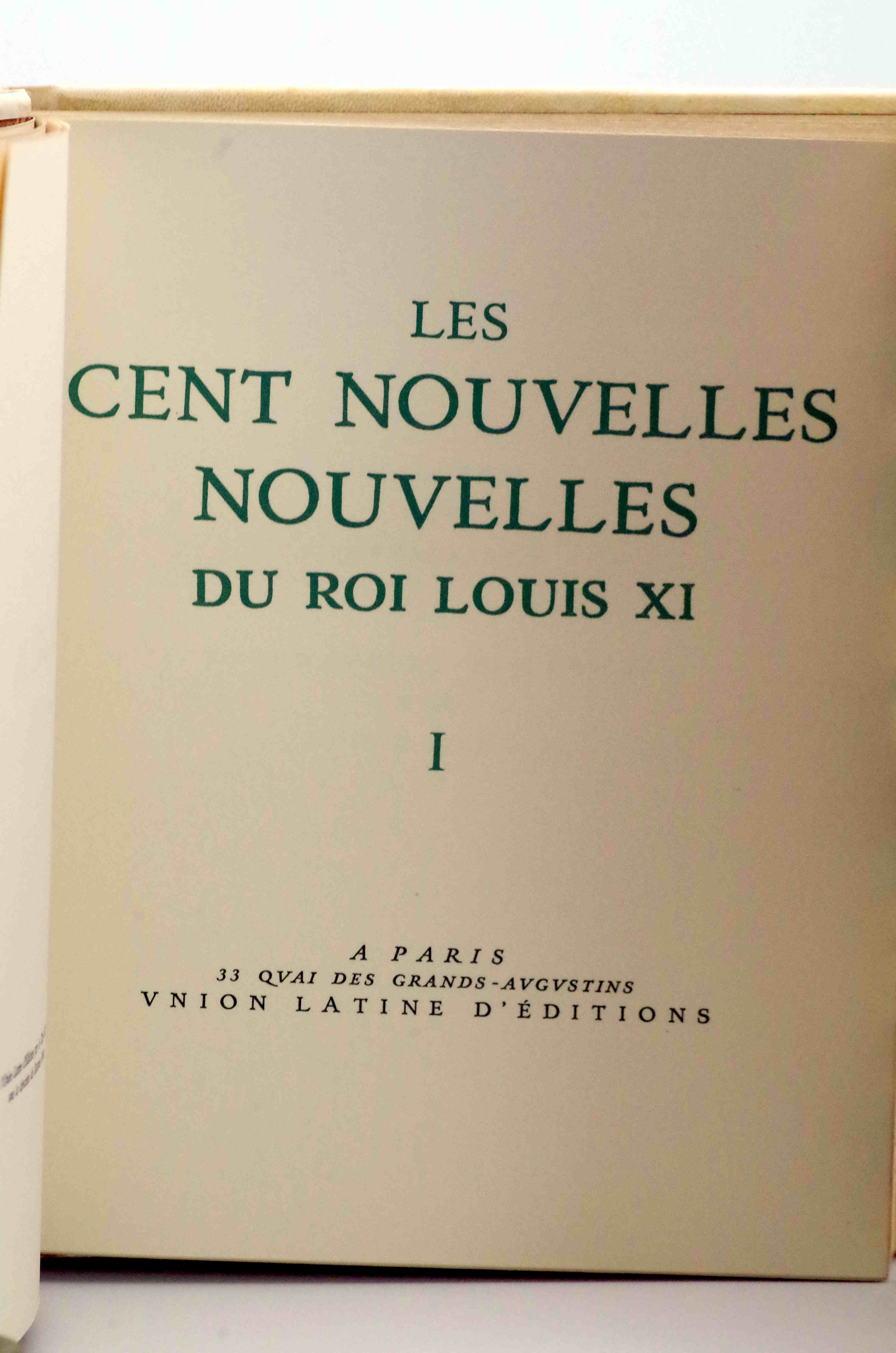 Les cent nouvelles nouvelles du Roi Louis XI
