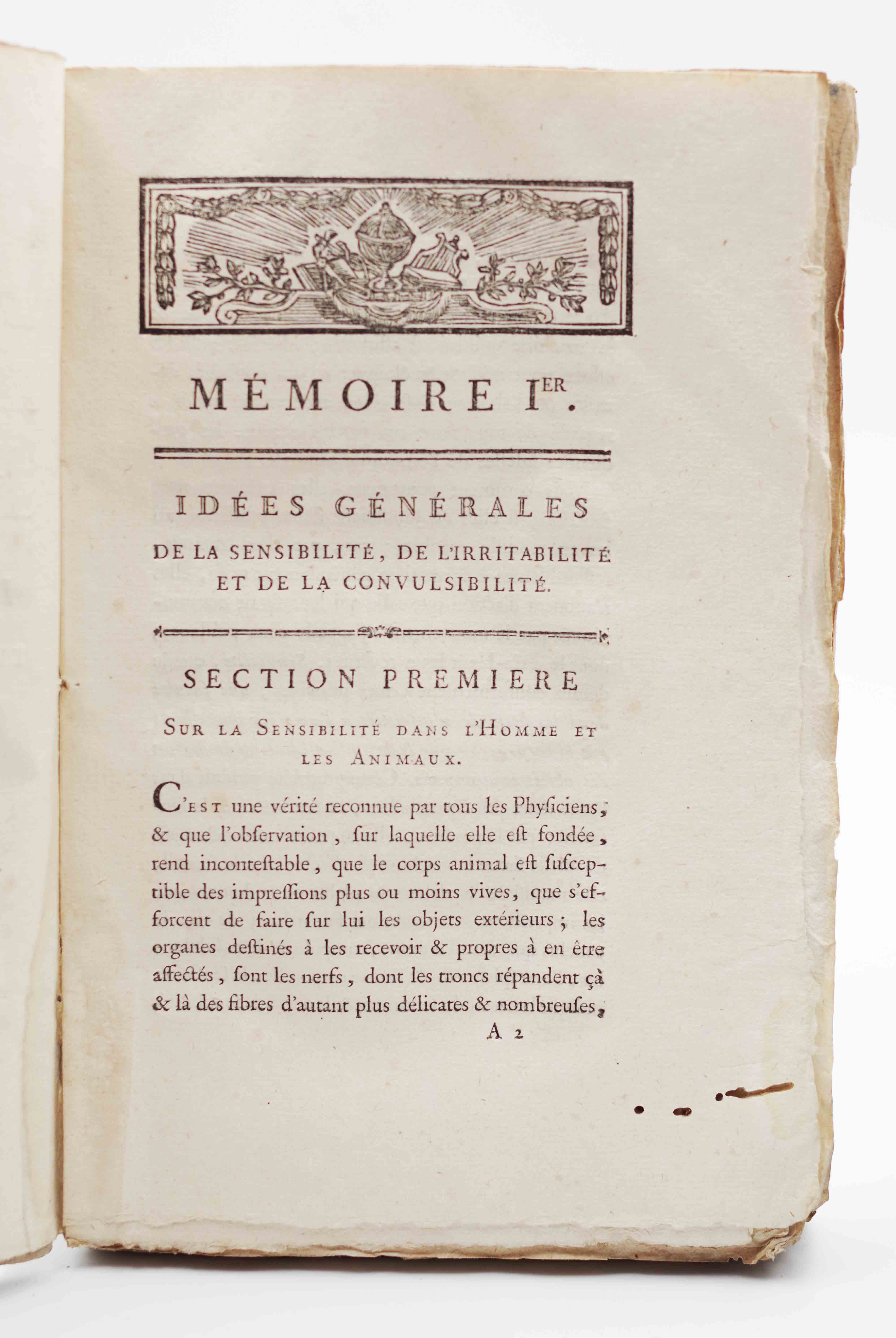 Mémoires physiologiques et d'histoire naturelle - Housset - 1787