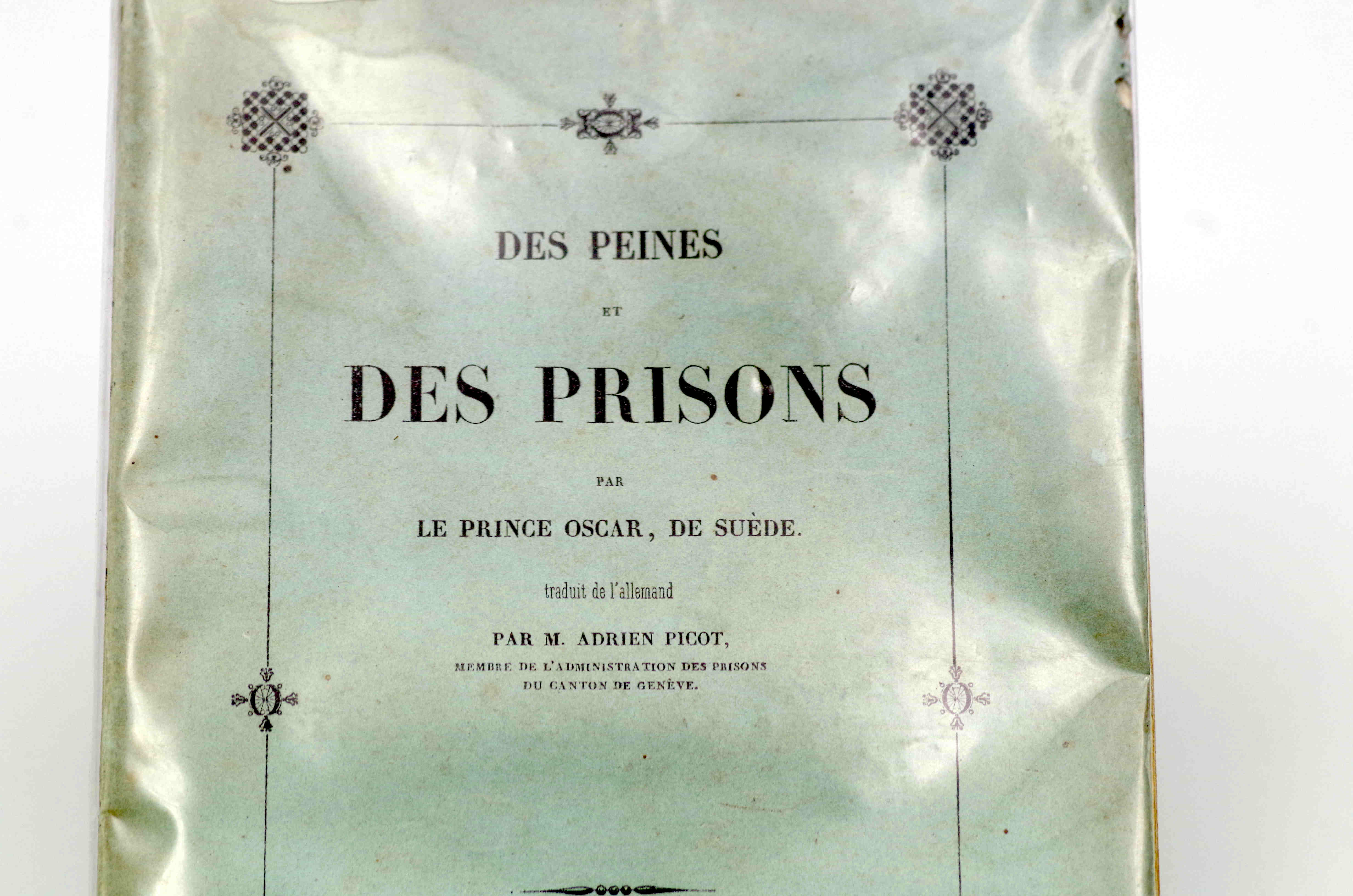 Des peines et des prisons.