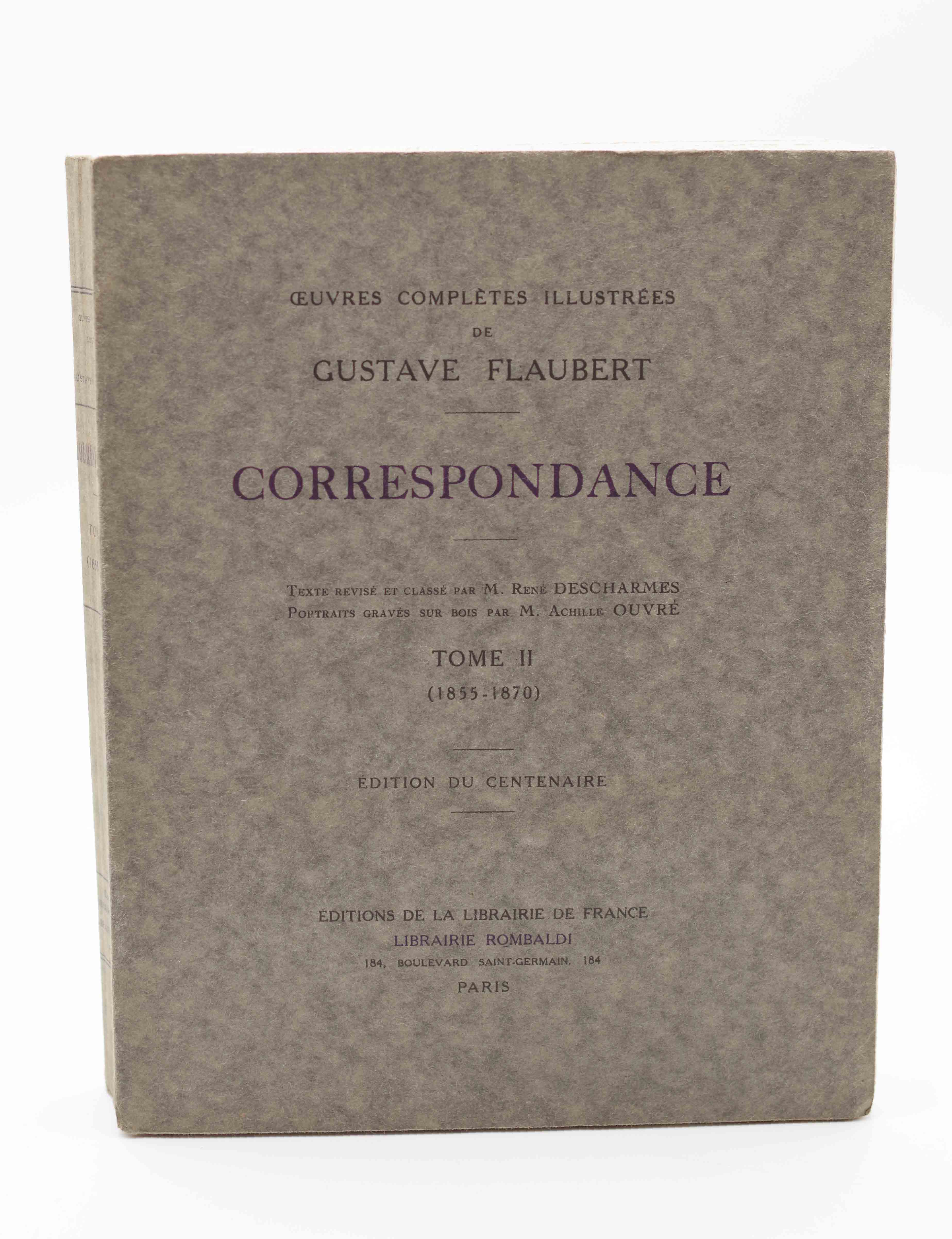 Correspondance - Gustave Flaubert - 1924, 1928