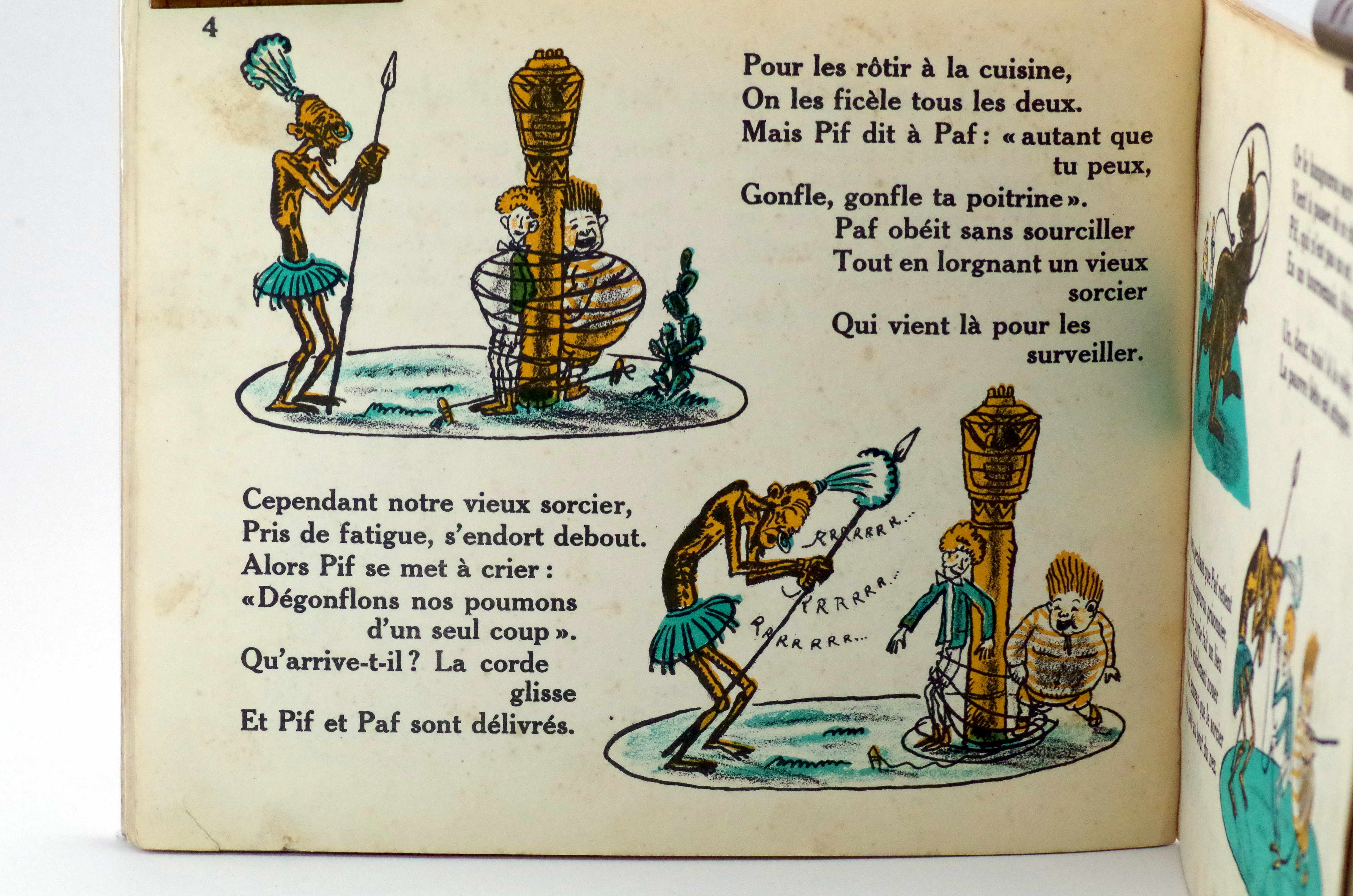 Pif et Paf chez les cannibales.