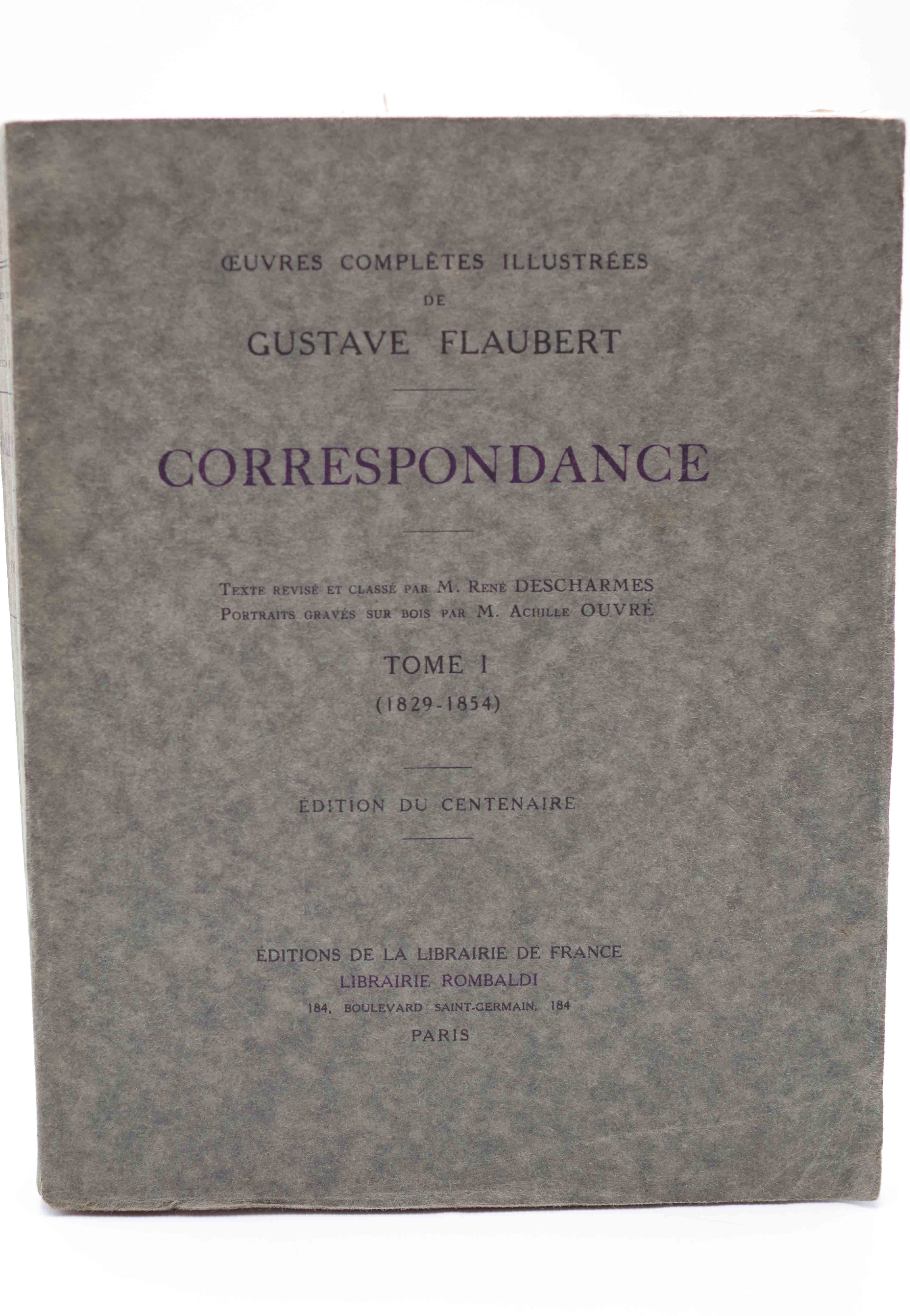 Correspondance - Gustave Flaubert - 1924, 1928
