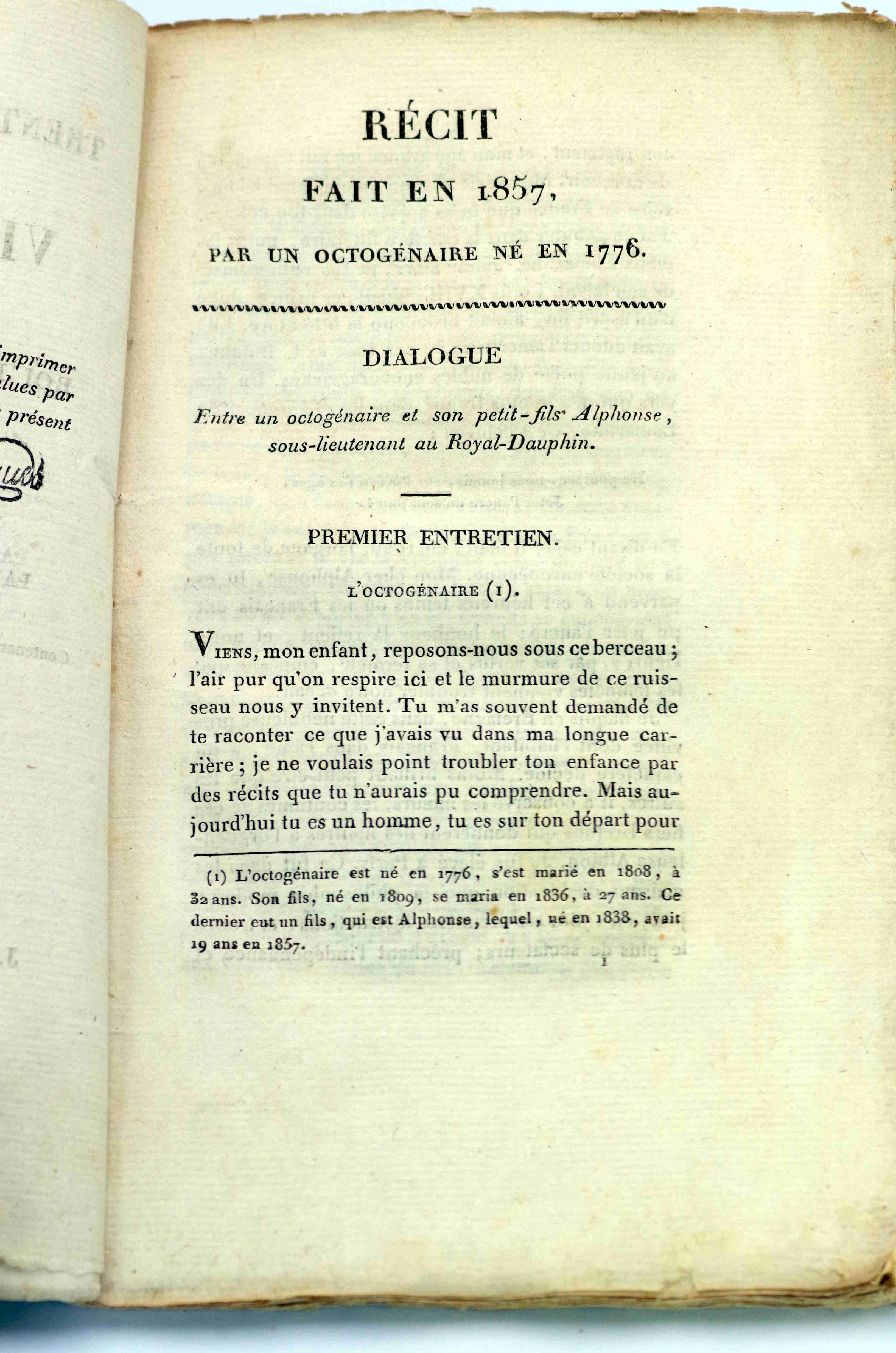 Les trente premières années de la vie d'Henri V le bien-aimé, Roi de France et de Navarre, ci-devant Duc de Bordeaux.