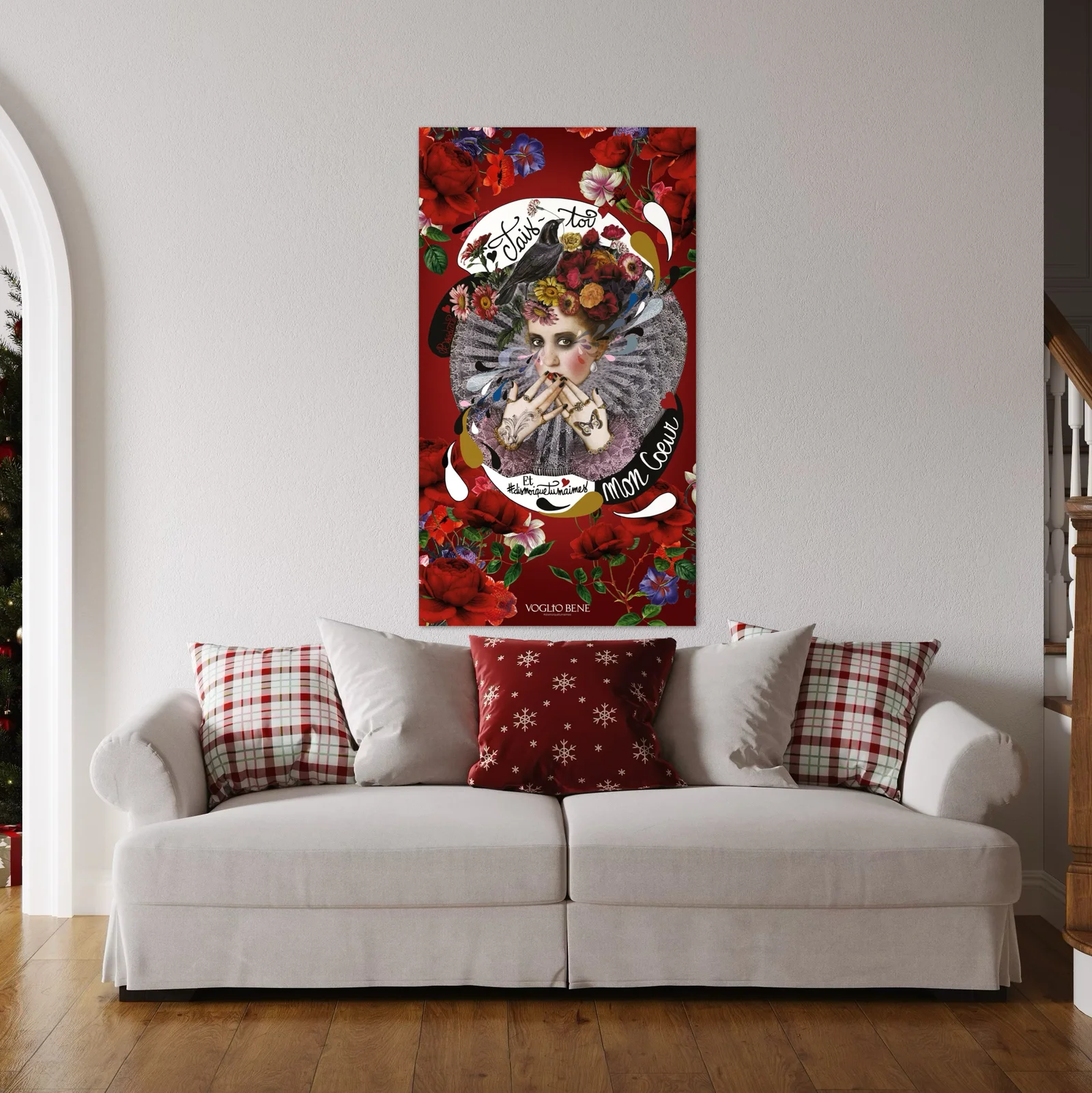 Tenture 80x144 Tais-toi