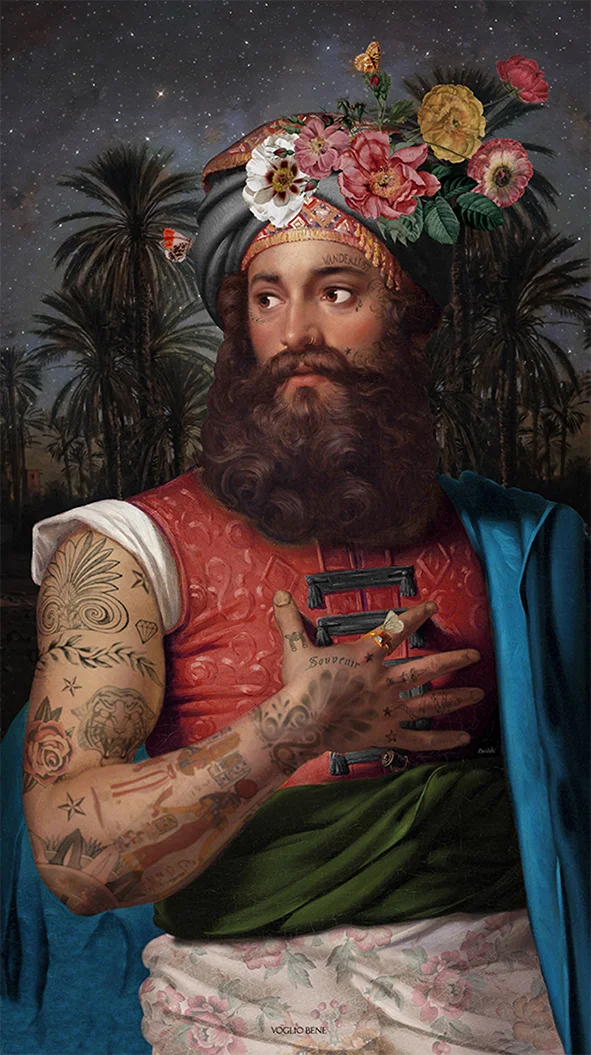 Tenture 80x144 Le Grand Belzoni