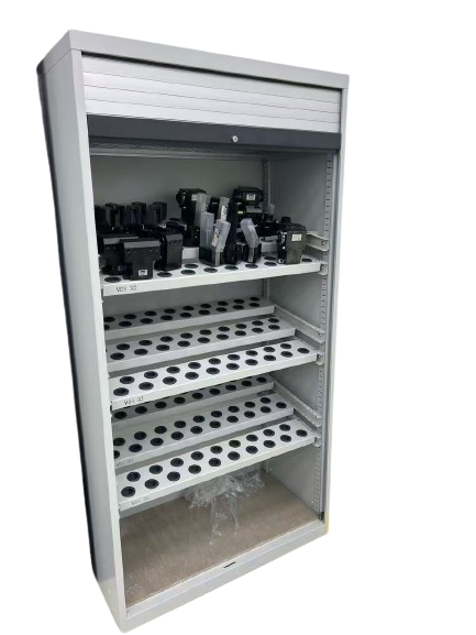 Metal Storage Cabinet with Equipment