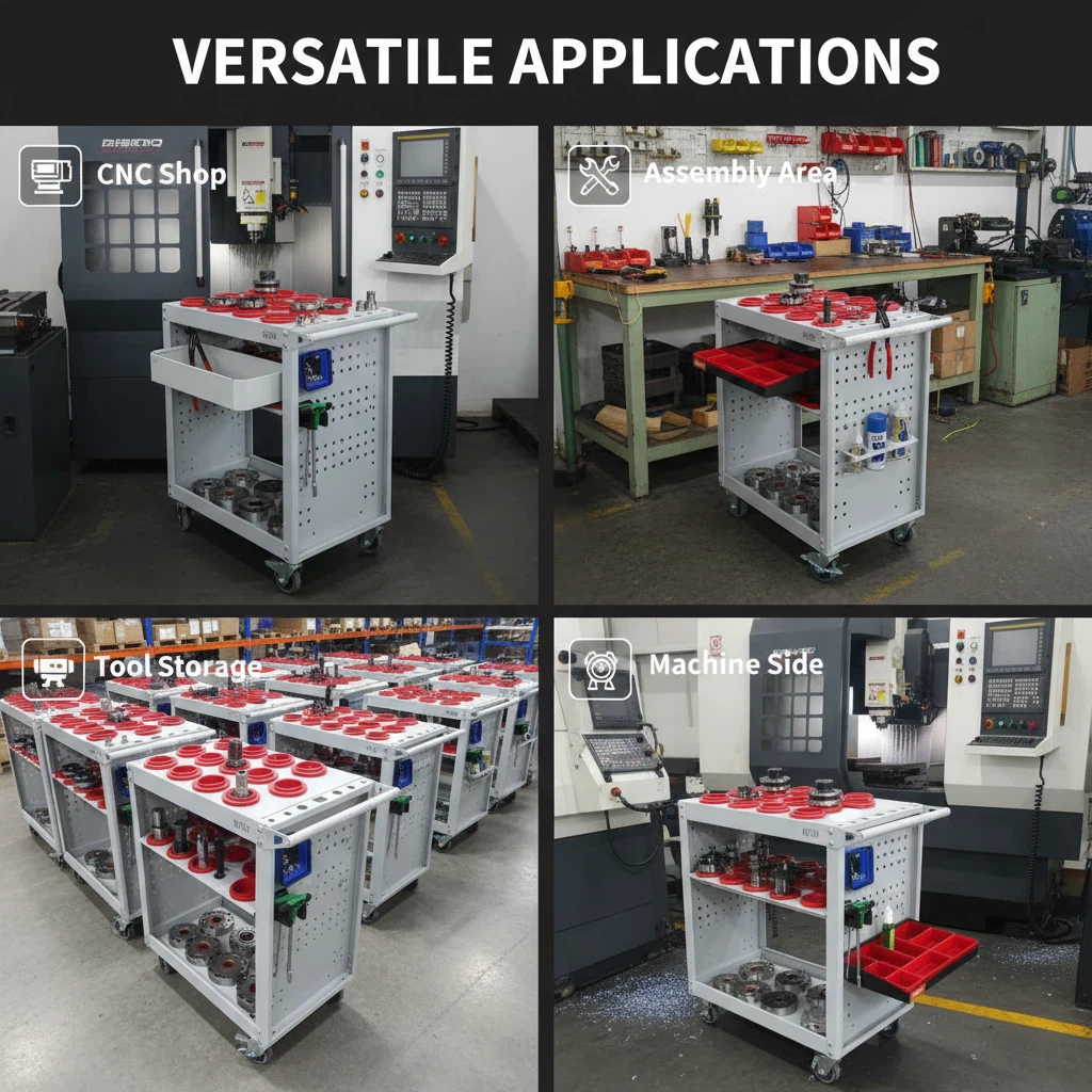 Tool Holder Storage Cart