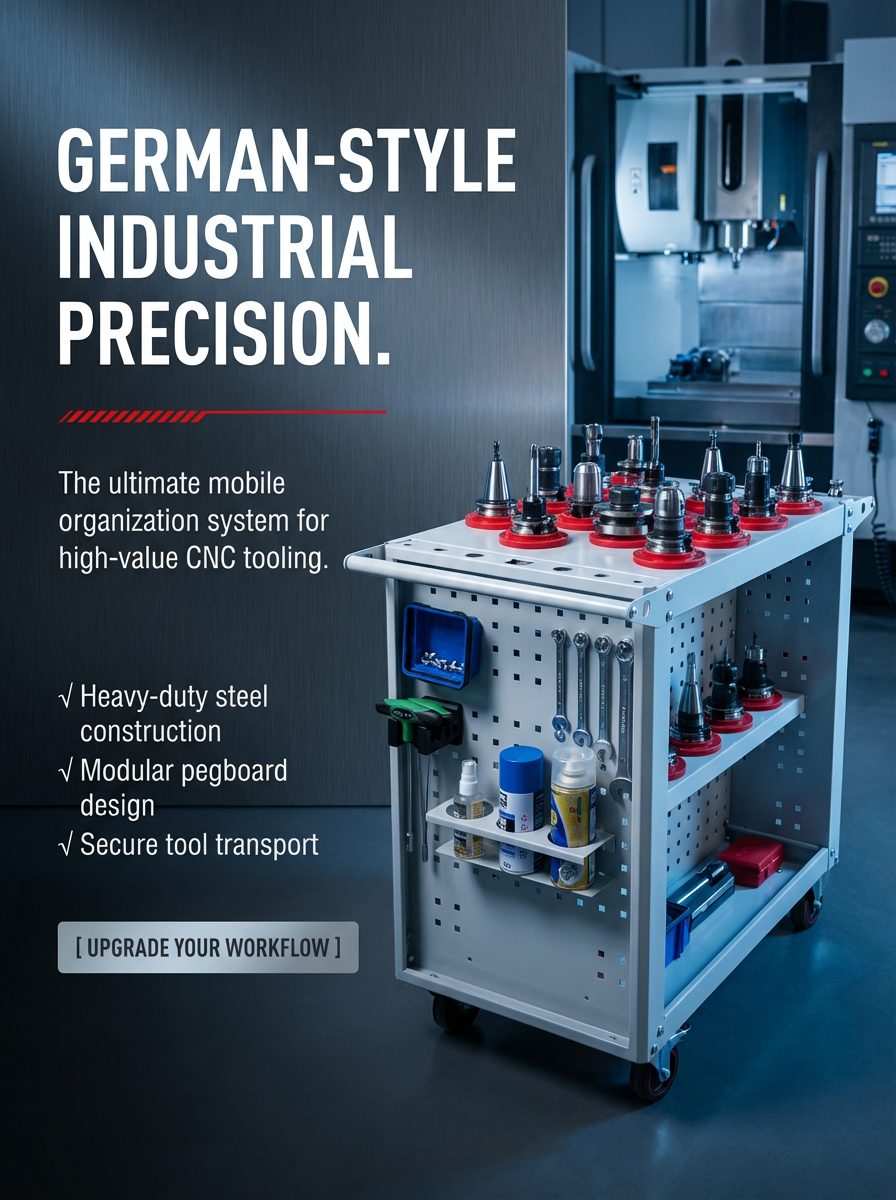 Tool Holder Storage Cart