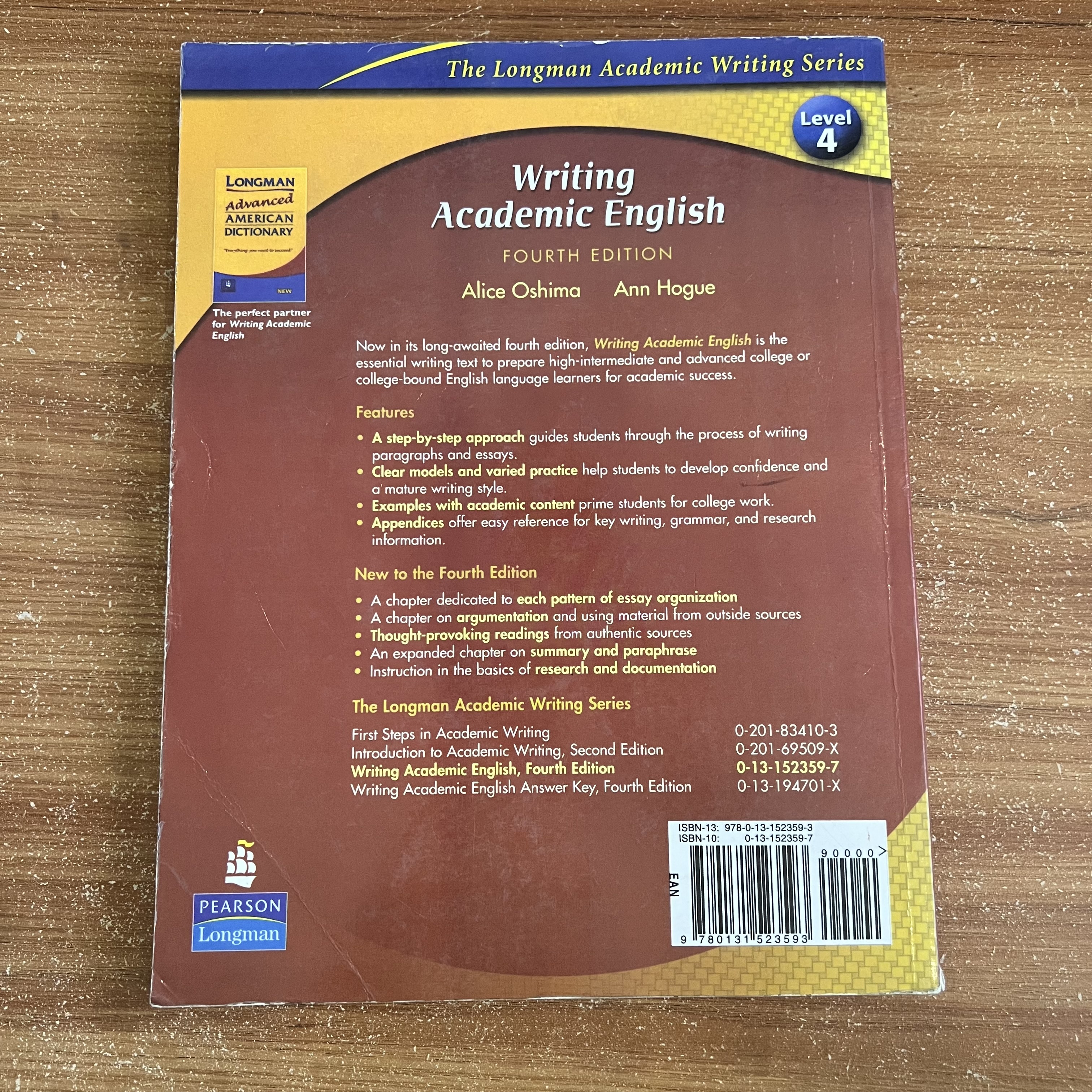 Writing academic english