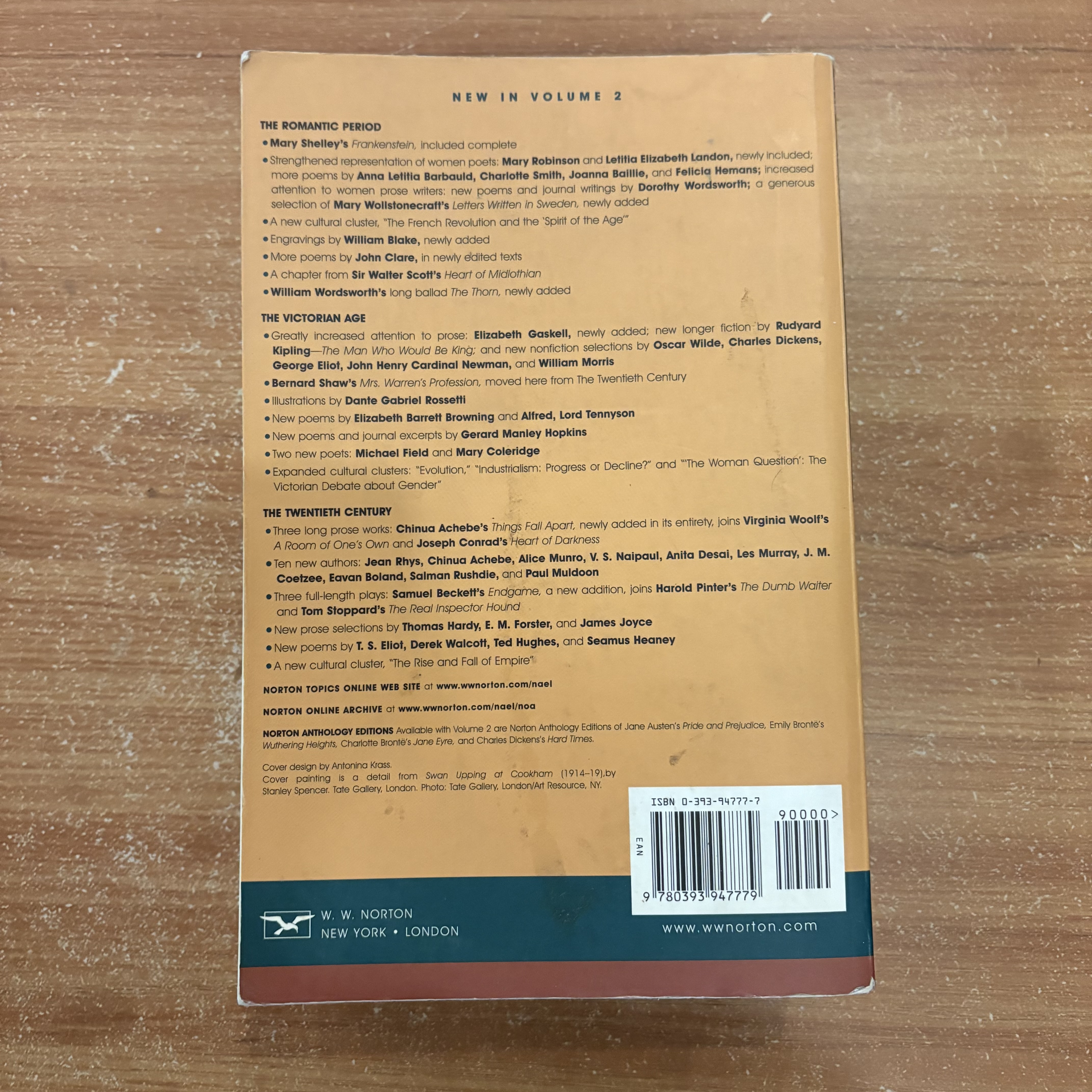 The Norton Anthology of English Literature – Volume 2