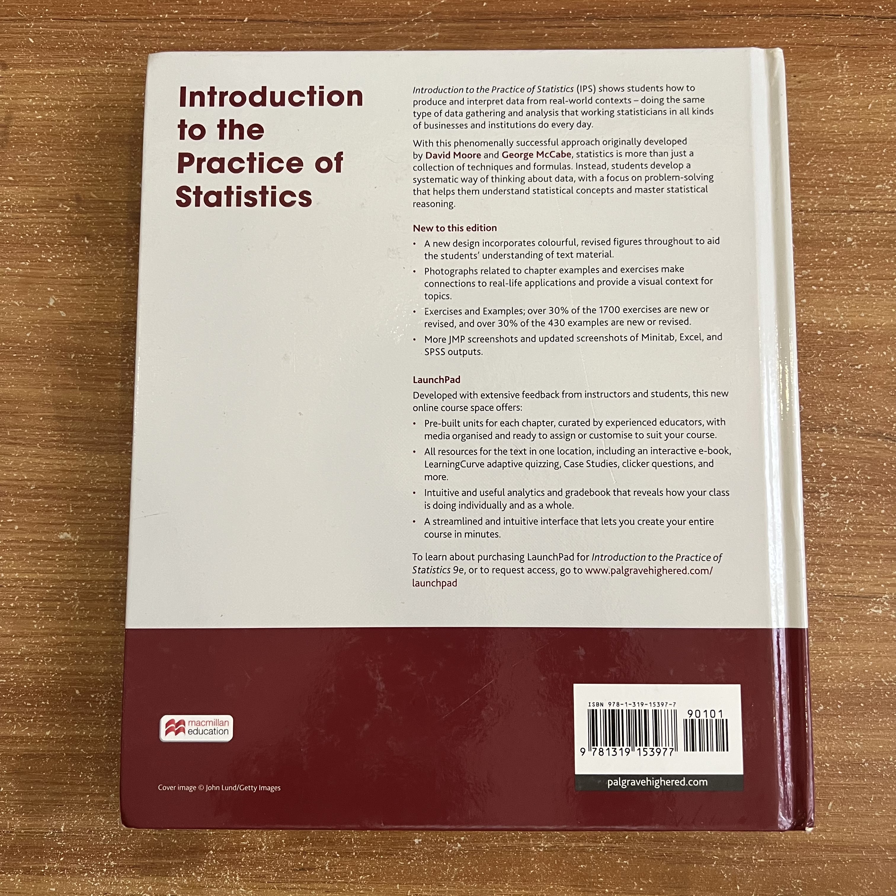 Introduction to the practice of statistics