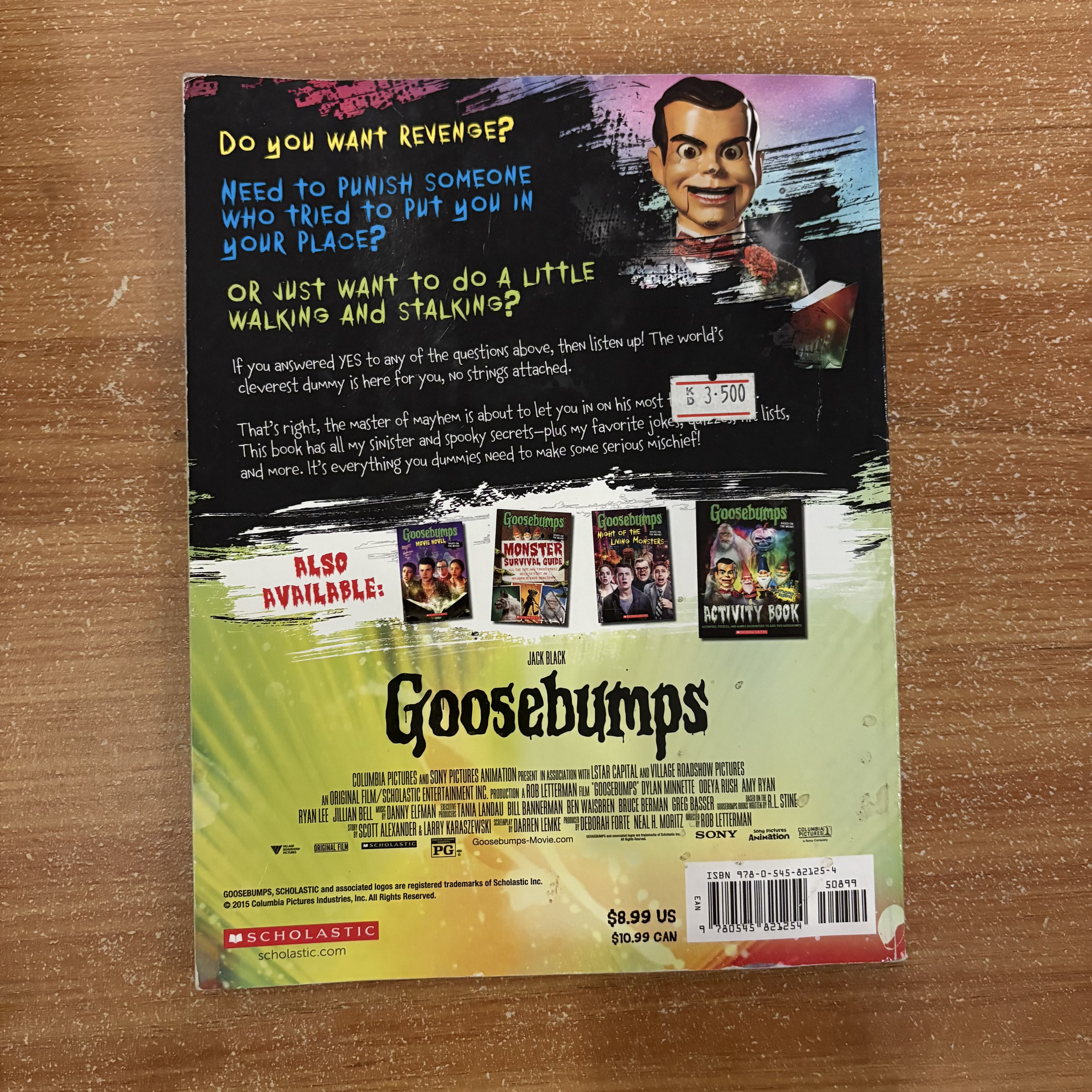 Goosebumps: Slappy’s Revenge